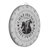 GEUEE Vintage-Ritter-Serie Dartscheibe (Vorderseite Links)