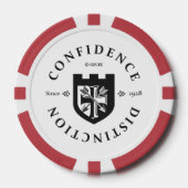 GEUEE Vintage-Ritter-Serie Pokerchips (Vorderseite)