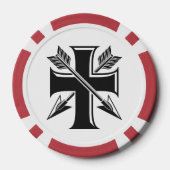 GEUEE Vintage-Ritter-Serie Pokerchips (Rückseite)