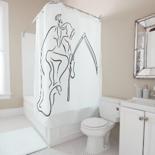 Gevatter/GodVater/Grim Hip Hop Duschvorhang