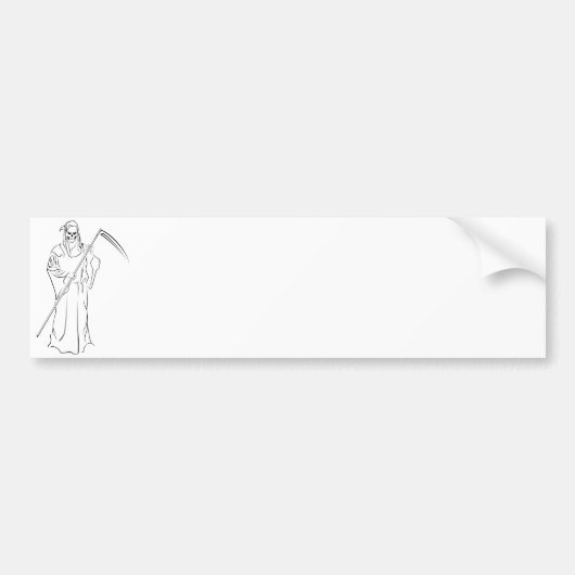 Gevatter / Pate / Grimm Autoaufkleber (Vorne)