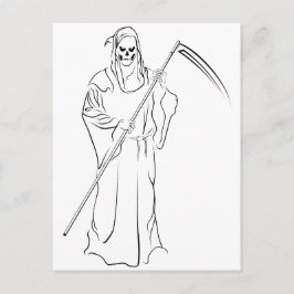 Gevatter / Pate / Grimm Postkarte