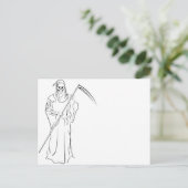 Gevatter / Pate / Grimm Postkarte (Stehend Vorderseite)