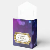 Gevor Box Glam Bokeh Sparkle Glitzer Schwarze Kraw Geschenkschachtel (Geöffnet)