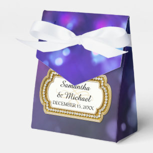 Gevor Box Glam Bokeh Sparkle Glitzer Schwarze Kraw Geschenkschachtel