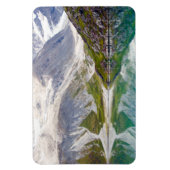 Gewachsen im Blau Magnet (Vertikal)