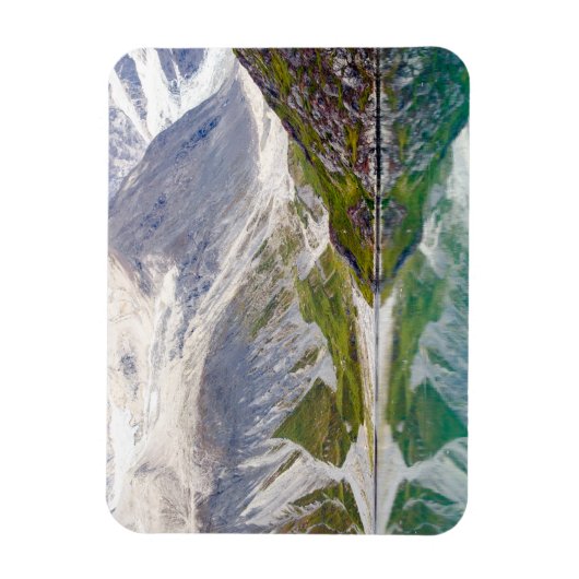 Gewachsen im Blau Magnet (Vertikal)