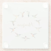 Gewächshaus Glasuntersetzer (Rückseite)