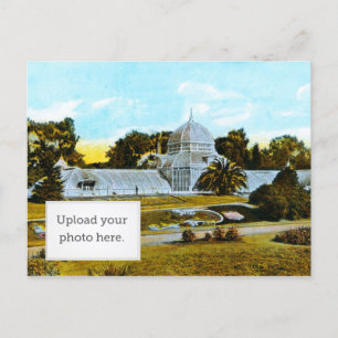Gewächshaus Postkarte