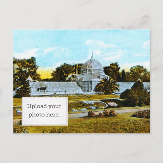 Gewächshaus Postkarte (Vorderseite)