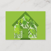 Gewächshaus-Visitenkarte Visitenkarte (Rückseite)