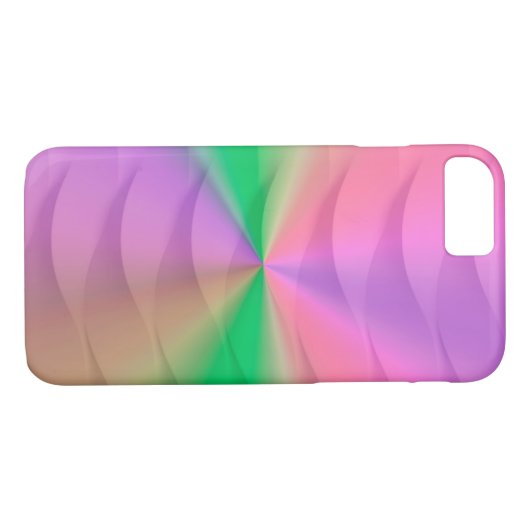 gewagtes Regenbogengewebe Case-Mate iPhone Hülle (Rückseite (Horizontal))