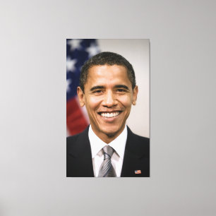 gewählter US-Präsident Barack Obama Leinwanddruck
