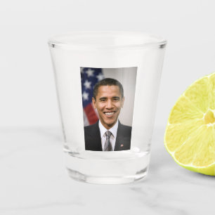 gewählter US-Präsident Barack Obama Schnapsglas