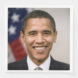 gewählter US-Präsident Barack Obama Serviette