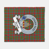 Gewährung von Monymusk Clan Abzeichen Tartan Karie Fleecedecke (Vorderseite (Horizontal))
