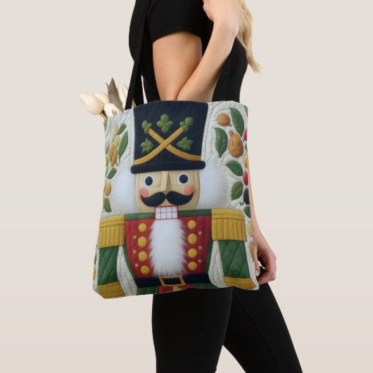 Gewalkter Weihnachts-Nussknacker Tasche (Von Nahem)