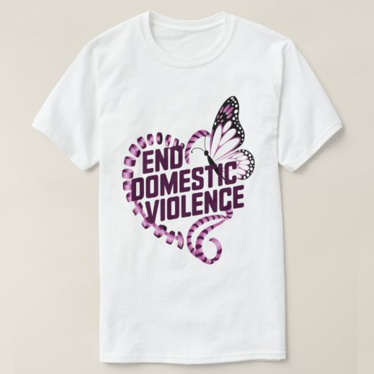 Gewalt beenden T-Shirt (Design vorne)