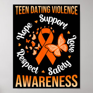 Gewalt bei Teenager-Dating-Beziehungen im Februar Poster