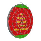 Gewalt Dartscheibe (Vorderseite Links)