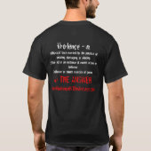 Gewalt des Herzens I T-Shirt (Rückseite)