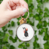 Gewalt gegen Kriegswaffen und Spritzer Schlüsselanhänger (Hand)