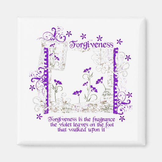 Gewalt gegen Vergebung Magnet (Vorne)