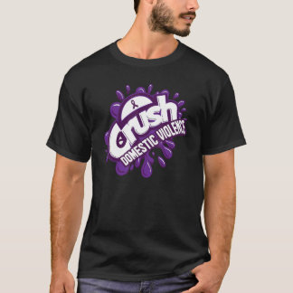 Gewalt Grafiti für glückliche Familie zerkleinern T-Shirt
