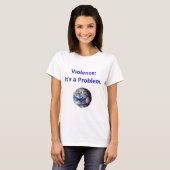 Gewalt - ihr Problem T-Shirt (Vorne ganz)