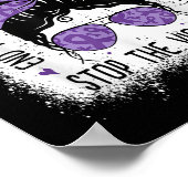 Gewalt im Inland stoppt die innere Gewalt Poster (Ecke)