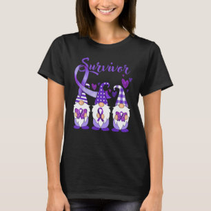 Gewalt im Inland, Überlebende, lila Spiel T-Shirt