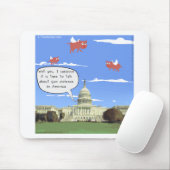 Gewalt im Kongress und in der Schusswaffe Mousepad (Mit Mouse)