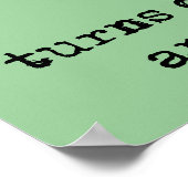 Gewalt ist die Antwort auf das lautstarke Plakatze Poster (Ecke)