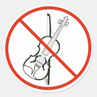 Gewalt Runder Aufkleber