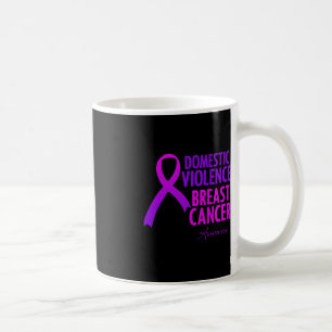 Gewalt und Brustkrebs Kaffeetasse