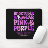 Gewalt und Brustkrebs Mousepad (Mit Mouse)