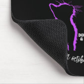 Gewalt und Brustkrebs Mousepad (Ecke)