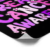 Gewalt und Brustkrebs Poster (Ecke)