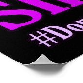 Gewalt unterbinden Unterstützung der Gewalt im Inl Poster (Ecke)