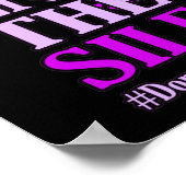 Gewalt unterbinden Unterstützung der Gewalt im Inl Poster (Ecke)