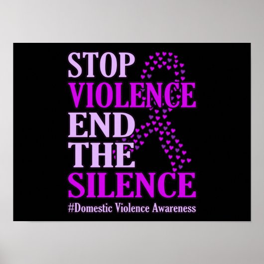 Gewalt unterbinden Unterstützung der Gewalt im Inl Poster (Vorne)