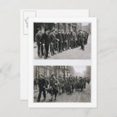 Gewaltaktik der Spartakisten (oben) Revolutionär Postkarte (Vorne/Hinten)