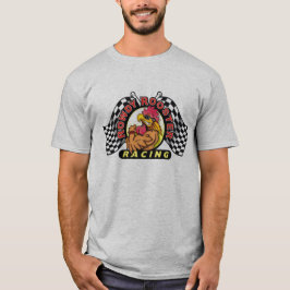Gewalttätiger Hahn laufende 3 T-Shirt