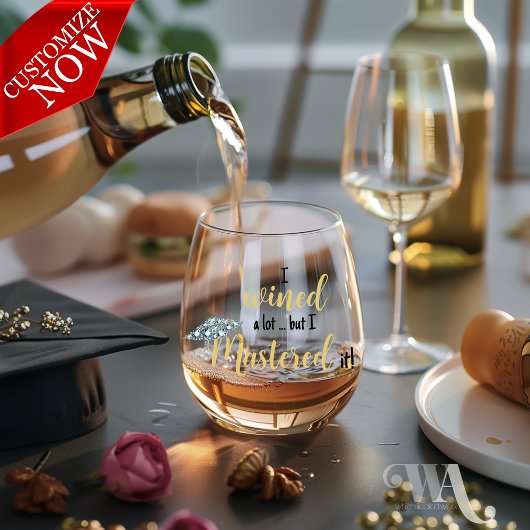 Gewann eine Menge meisterte es mit Cap Graduate Weinglas Ohne Stiel