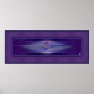 Gewartet Abstrakte Kunst Poster