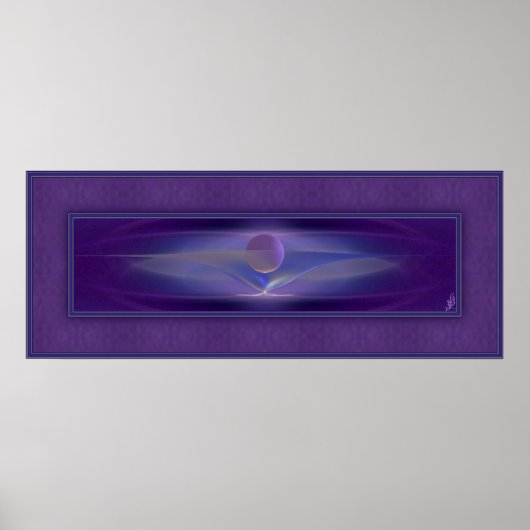 Gewartet Abstrakte Kunst Poster (Vorne)