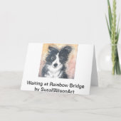Gewartet an der Rainbow Bridge Karte (Rückseite)