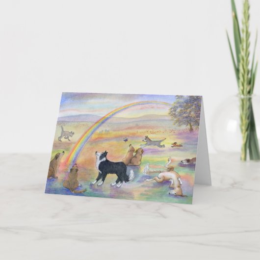 Gewartet an der Rainbow Bridge Karte (Vorderseite)