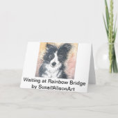 Gewartet an der Rainbow Bridge Karte (Rückseite)
