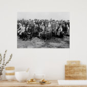 Gewartet auf Ellis Island, Anfang des 19. Poster (Küche)